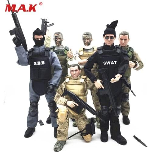 NB01A NB02A NB03A NB04 NB05 1/6 Forces Figure Model Military Army Combat Swat Police Soldier ACU Action Figure Toys or Gift