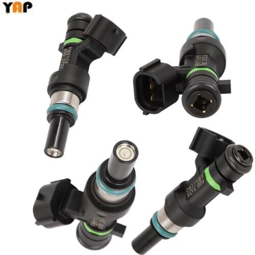 NEW Fuel Injector (4) FOR FITNISSAN LIVINIA TIIDA SYLPHY QASHQAI VERSA C11 J10 L10 G11 HR16DE 1.6L 16600-ED000 FBY1160 2000-2013
