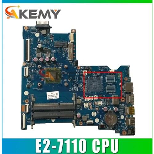 Original 854968-601 854968-001 For HP 15-BA Series Laptop Motherboard BDL51 LA-D711P W/E2-7110 CPU MB 100% Tested Fast Ship