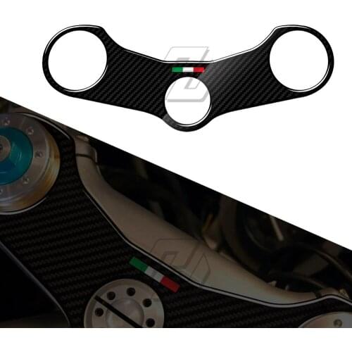 3D Carbon Fiber Triple Tree Yoke Cover Protector Tank Pad Case for Ducati 748 748R SP 916S 996 R 998 Biposto