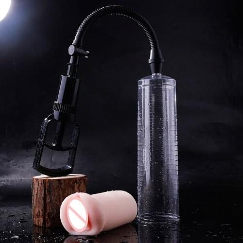 Penis Vacuum Pump for Men Cock Enlargement Extender Machine Male Enhancement Tools Masturbator Toys Delayed Ejaculation Trainer