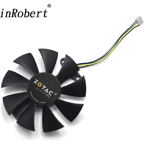 New 85mm GA91S2H DC 12V 0.35A 4Pin Cooler Fan Replacement For Zotac GTX 1060 GTX950 GTX 1050Ti Graphics Card Cooling Fan