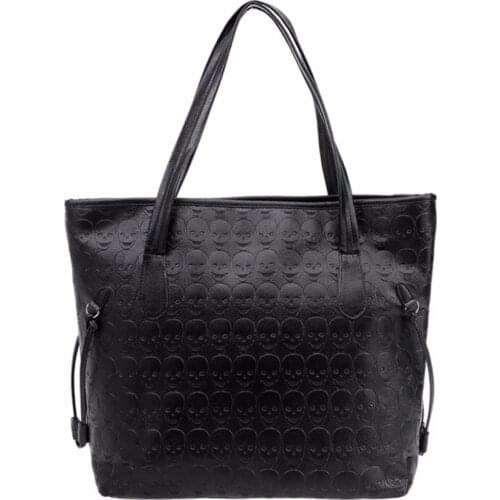 Vintage Women Handbag Shoulder Bags Tote Purse Messenger Hobo Skull Rivet Bag