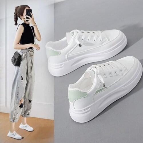 2020 Spring New Warm White Women Sneakers Fashion Thick Bottom Womens Platform Autumn Casual Shoes Zapatos De Mujer NVX315