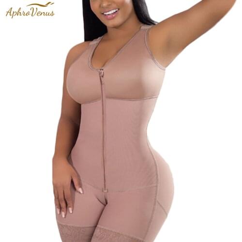 Women' Corset Compression Garments Abdomen Shaping Short Vest Girdle Postpartum Post Liposuction Bodysuit Cinta Modeladora