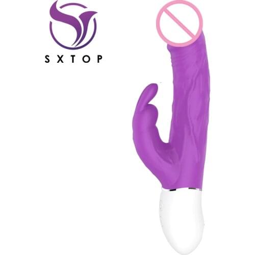 9 Speed Rabbit Vibrator Female Clitoral Stimulation Realistic Dildo G Spot Vibrator Wand Adult Women Sex Toys sucking vibator