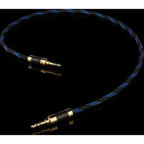 1M 3.5mm 1/8" male plug to 3.5mm male plug Stereo Audio video Cable Record Audio Cable hifi audio cable