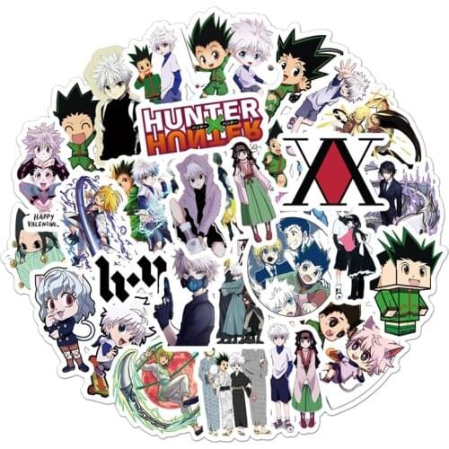 10/30/50PCS Anime Hunter X DIY Graffiti Stickers Pack Guitar Motorcycle Skateboard Trolley Case Waterproof PVC Sticker Toys