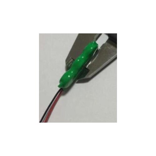 Free ship 2pcs/lot 3.6V 40mAh NI-MH button battery Rechargeable batteries PLC industrial control battery pack