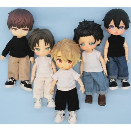 HOUZIWA 1/12 BJD Doll Accessories GDC YMY OB11 Doll Pant Jean