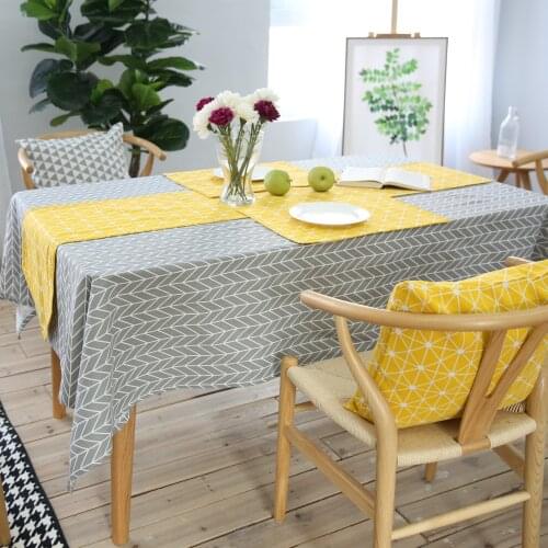 Decorative Table Cloth Cotton Linen Tablecloth Rectangular Tablecloths Dining Table Cover Obrus Tafelkleed mantel mesa nappe