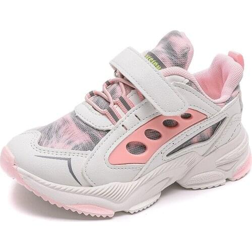 Childrens Shoes 2021 Spring Fashion Kids Sneakers For Girls Boy Breathable Lightweight Student Running Shoes Girls Casual Shoes