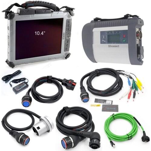 2021.06 MB Star C4 Diagnostic Programming Tool SD Connect Software SSD Rugged Tablet for Xplore Ix104 I7&4g Diagnostic Laptop