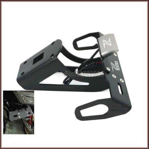 For KAWASAKI Z1000 Z1000SX NINJA 1000 2010-2017 16 Motorcycle Tail Tidy Fender Eliminator Registration License Plate Holder LED