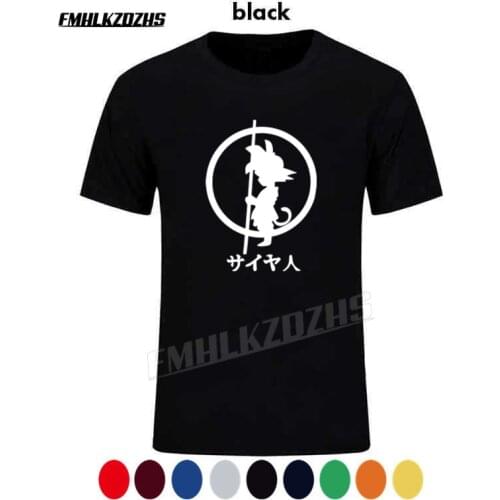 T Shirt Men 2021 Summer Men Short Sleeve Shirt 100% Cotton High Quality Male T-Shirts Cartoon Anime Top Tees H137