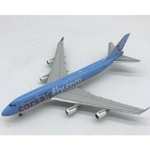Her pa 1:400 Bo eing 747-200 Corsair boutique aircraft model toys for children kids toys gift original box