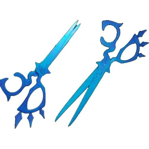 Game LOL Gwen Cosplay Props Big Scissors Weapon Women Men for Halloween Christmas Party Masquerade Anime Shows Birthday Gifts
