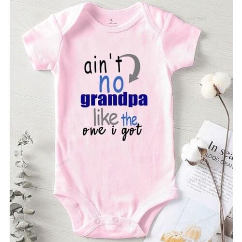 Printing Grandpa Toddler Jumpsuits Clothing for Babies Kids Summer Clothes Winter Baby Boy Costume Newborn Girls Rompers