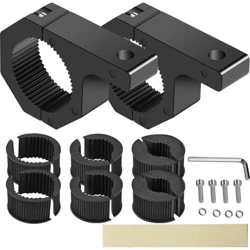 Bullbar LED Light Bar Mounting Bracket Kit Offroad Car SUV ATV 1 1.5 1.75 2'' Tube Bar Roll Cage Driving Spotlight Clamp Holder