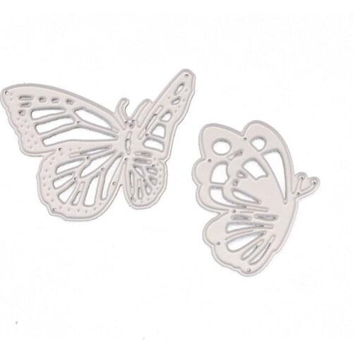 Side Butterfly Metal Metal Cutting Dies Scrapbook Paper Craft Knife Mould Stencils 2021 New Making Die Cuts 2021