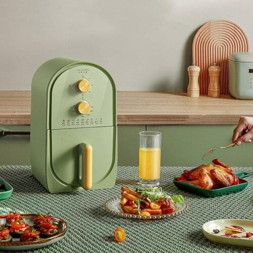 1400W Multifunction Air Cooker Chicken Oil free Healthy Food Fryer Pizza Cooker Kitchen Cooking Tools Electric Deep 3L Air Fryer