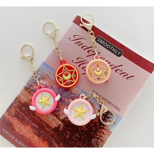 Cartoon Collection Kawaii Soft Silicone Case For AirTag Keychain Keyring Biscuit man Case for AirTag Lovely Protective Cover