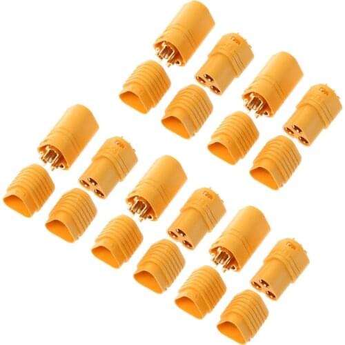 5pairs MT60 3.5mm 3 Bullet Connector Plug Set For RC ESC Housing Lipo Motor