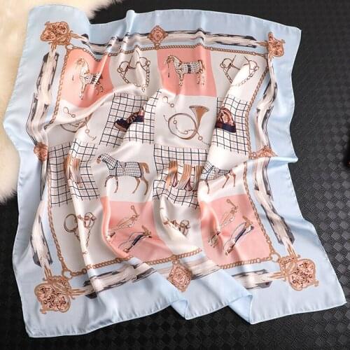 KOI LEAPING New fashion scarf for ladies horse printing scarf shawl decorative headscarf Variety professional shawl hot sale