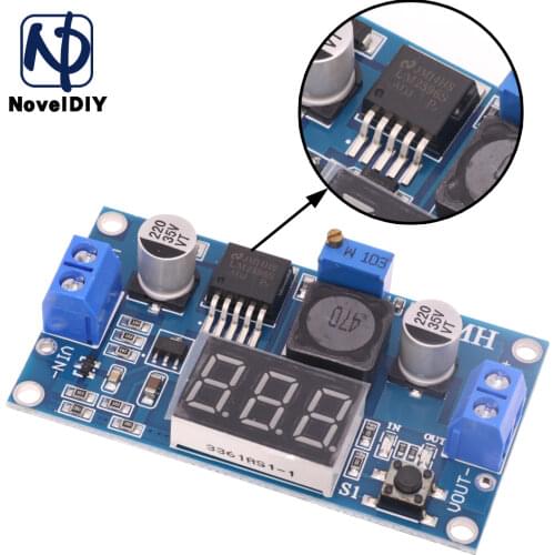LM2596 BUCK DC Step Down Converter Voltage Regulator LED Display Voltmeter Adjustable Power Supply XL6009 Boost Step-up Module
