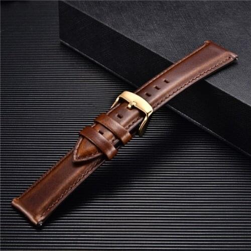 Watch Accessories Genuine Leather Watch Strap 18mm 20mm 22mm Straps Watchband for DW Watch Straps Quick Release Correas Bracelet