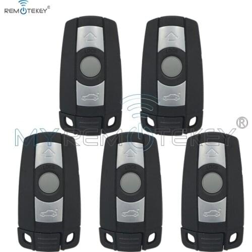 Remtekey 5pcs Smart Key KR55WK49127 3 Button for BMW 315Mhz E39 E60 E61 E46 328i 335i 528i 535i 550i 2008 2009 Remote Key