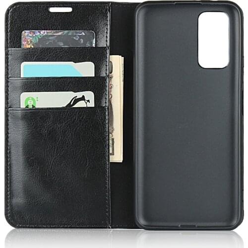 Deluxe left and right dermis cover mobile phone case For huawei honor V30 Four Color Wallet Card Bracket Function