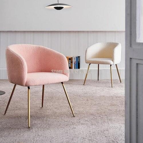 Chair light luxury net red makeup chair ins dressing table stool chair cloakroom bedroom sofa chair dining chair home simple