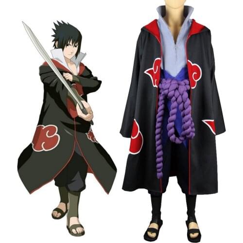 Shippuden Uchiha Sasuke Eagle Organization Cosplay Costume