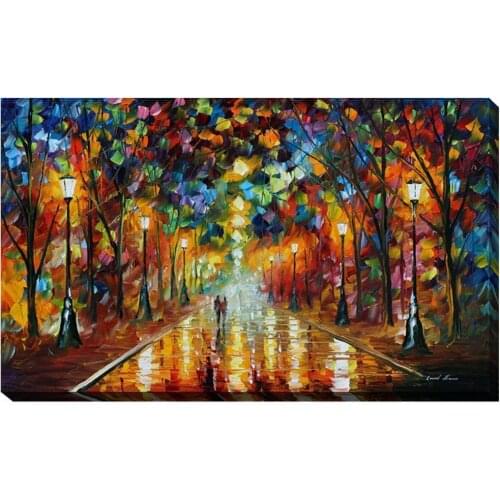 Modern Abstract Oil Painting on Canvas Handmade Landscape Wall Pictures Painting for Home Decoration Farewell to Anger Artwork