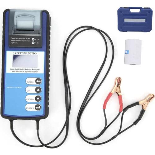 Tester battery car battery hydrometer 12V/24V Car Battery Tester BT900 LCD Digital Charging System Analyzer with Printer auto
