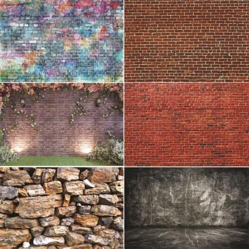 ZHISUXI Vinyl Custom Photography Backdrops Prop Brick wall Photography Background 200509X-1