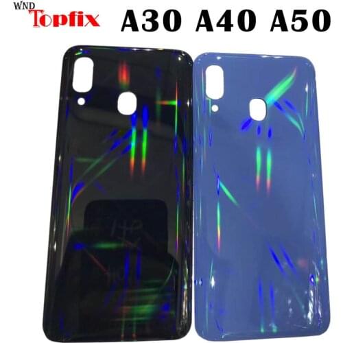 For Samsung A30 Back Battery Cover Door Rear Glass Housing Case For Samsung A40 A50 Battery Cover A305 A405 A505 Housing