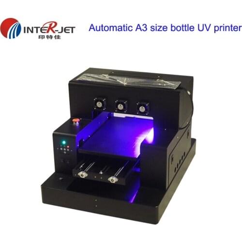 3D Inkjet Cylinder Bottle PVC card A3 size UV Inkjet Printer