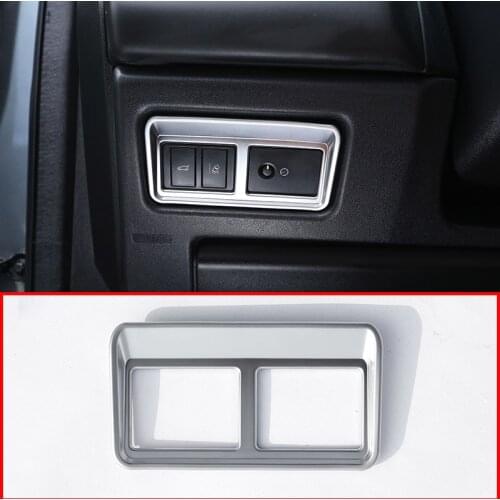 For Land Rover Discovery Sport Car Accessories ABS Chrome Interior Tail Door Switch Frame Cover Trim 2015 2016 2017
