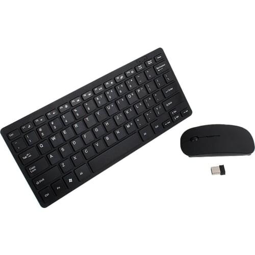 Ultimate Wireless 2.4GHz Mini Keyboard and Mouse Ergonomics Wireless Keyboard Multimedia Keyboard Combo Set for Laptop 2021