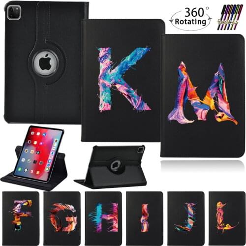 Tablet Cover Case for Apple Ipad Air 1/2 9.7"/Air 3 10.5"/Air 4 10.9" 360 Rotating PU Leather Case with Wake-up Function