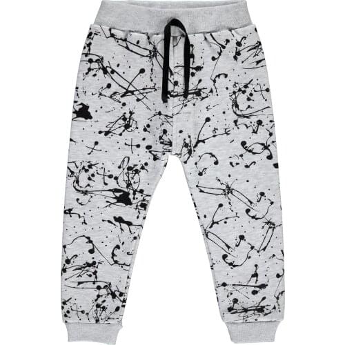 Childrens Pajamas Nightwear Cartoon Basque Knitted Bottoms Sweatpants 3 Rope Other Printed Boys' Sweatpants 2 5 Ages