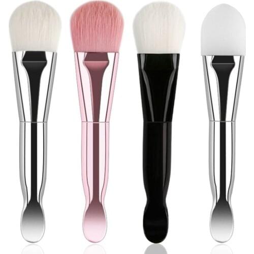 Double-Ended Makeup Brushes Soft Bristle Silicone Brush Face Mask Brush Diy Mud Stirring Skin Cosmetic Mixing Tools