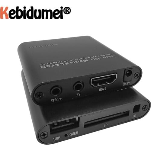 Full HD 1080P HDD Multimedia Player USB External Media Player With HDMI-compatible SD Media TV Box Support MKV H.264 RMVB WMV