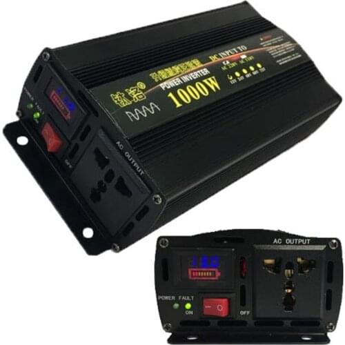 Pure sine wave inverter 1000W car home use photovoltaic booster high power 12V 24V 48V 60V to 220V