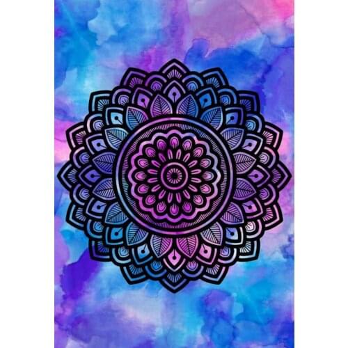 JMINE Div 5D Mandala Abstract Flower Full Diamond Painting cross stitch kits art High Quality Floral 3D paint by diamonds