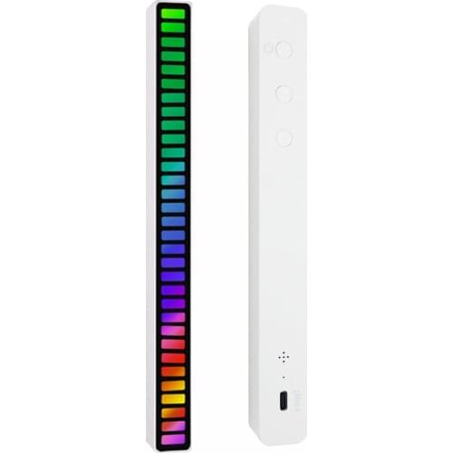 Phone APP Control Voice Control Rhythm Light Data Cable Type-c Interface LED Light Bar 5V1A LED RGB Voice Control Light 50-16khz