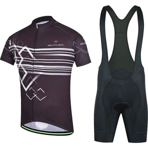 KEYIYUAN 2021 Summer Cycling Set Bike Jersey Sets Cycling Suit Bicycle Clothing Maillot Ropa Ciclismo MTB Kits Sportswear