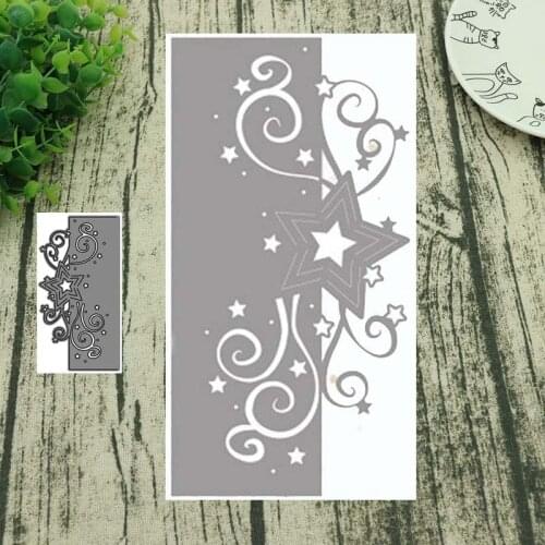 Metal cutting dies Pentagram lace cut die mold decoration Scrapbook paper craft knife mould blade punch stencils